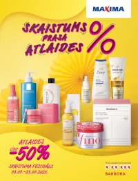 Buklets - MAXIMA - Skaistuma Festivāls (03.07.2025 - 23.07.2025)