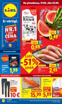 Buklets - LIDL - Aktuālais akciju buklets (17.08.2026 - 23.08.2026)