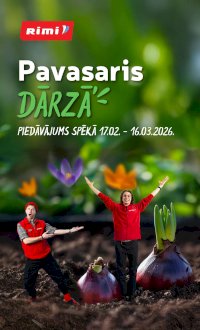 Buklets - RIMI - Piedāvājumi dārzam (17.02.2026 - 16.03.2026)