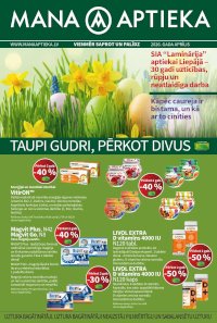 Buklets - MANA APTIEKA (01.04.2026 - 30.04.2026)