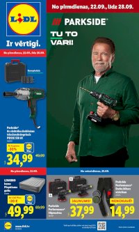 Buklets - LIDL - Nepārtikas preču piedāvājums (22.09.2025 - 28.09.2025)