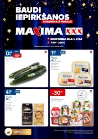 Buklets - MAXIMA - Rīga, Grostonas iela 1 (31.07.2025 - 03.08.2025)