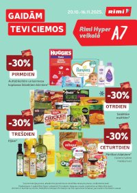 Buklets - RIMI - Rimi Hyper A7 (20.10.2025 - 16.11.2025)