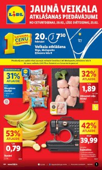 Buklets - LIDL - Jauns veikals Rīgā! (20.02.2025 - 23.02.2025)