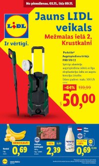 Buklets - LIDL - Jauns veikals Krustkalnos (03.11.2025 - 09.11.2025)