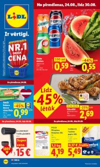 Buklets - LIDL - Aktuālais akciju buklets (24.08.2026 - 30.08.2026)