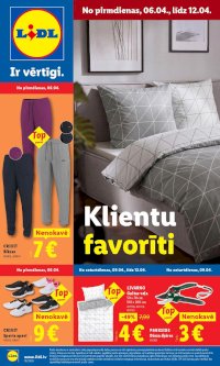 Buklets - LIDL - Nepārtikas preču piedāvājums (06.04.2026 - 12.04.2026)