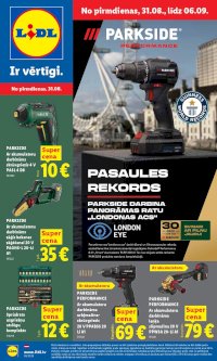 Buklets - LIDL - Nepārtikas preču piedāvājums (31.08.2026 - 06.09.2026)