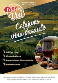 Buklets - TOP! - Vīnu dienas (26.11.2025 - 16.12.2025)