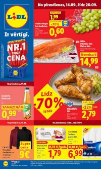 Buklets - LIDL - Aktuālais akciju buklets (14.09.2026 - 20.09.2026)