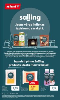 Buklets - RIMI - Jaunās "Salling" produkcijas (28.10.2025 - 17.11.2025)