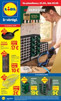 Buklets - LIDL - Nepārtikas preču piedāvājums (03.08.2026 - 09.08.2026)