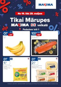 Buklets - MAXIMA - Tikai Mārupe, Pededzes iela 1 (19.05.2026 - 25.05.2026)
