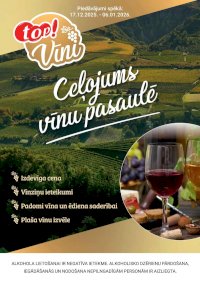 Buklets - TOP! - Vīnu dienas (17.12.2025 - 06.01.2026)
