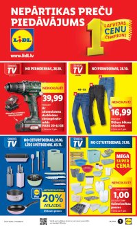 Buklets - LIDL - Nepārtikas preču piedāvājums (28.10.2024 - 03.11.2024)