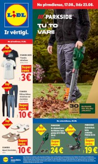 Buklets - LIDL - Nepārtikas preču piedāvājums (17.08.2026 - 23.08.2026)