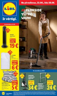 Buklets - LIDL - Nepārtikas preču piedāvājums (22.06.2026 - 28.06.2026)