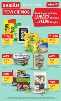 Buklets - RIMI - Super Lamberta un Peldu (12.05.2026 - 25.05.2026)