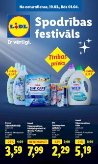 Buklets - LIDL - Spodrības festivāls (19.03.2026 - 01.04.2026)