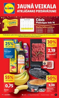 Buklets - LIDL - Jauns vecklas Cēsīs! (23.12.2024 - 29.12.2024)