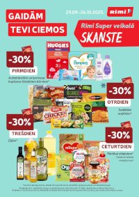 Buklets - RIMI - Super Skanste (29.09.2025 - 26.10.2025)