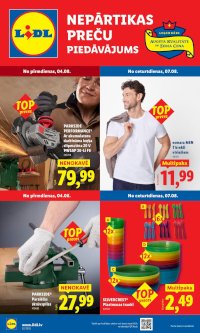 Buklets - LIDL - Nepārtikas preču piedāvājums (04.08.2025 - 10.08.2025)