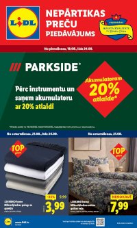Buklets - LIDL - Nepārtikas preču piedāvājums (18.08.2025 - 24.08.2025)