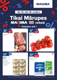 Buklets - MAXIMA - Tikai Mārupe, Pededzes iela 1 (14.05.2026 - 18.05.2026)