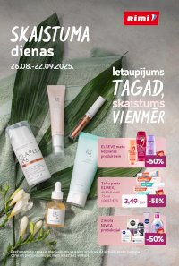 Buklets - RIMI - Skaistuma dienas (26.08.2025 - 22.09.2025)