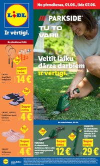 Buklets - LIDL - Nepārtikas preču piedāvājums (01.06.2026 - 07.06.2026)