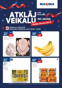 Buklets - MAXIMA - Atklāj veikalu, Liepāja, Ziemeļu iela 10 (11.06.2026 - 14.06.2026)