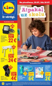 Buklets - LIDL - Nepārtikas preču piedāvājums (20.07.2026 - 26.07.2026)