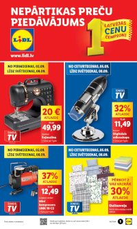 Buklets - LIDL - Nepārtikas preču piedāvājums (02.09.2024 - 08.09.2024)