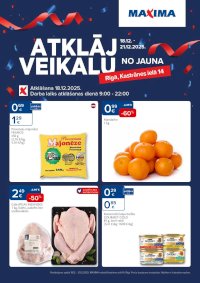 Buklets - MAXIMA - Atklāj veikalu, Rīga, Kastrānes iela 14 (18.12.2025 - 22.12.2025)