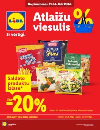 Buklets - LIDL - Atlaižu viesulis (13.04.2026 - 19.04.2026)