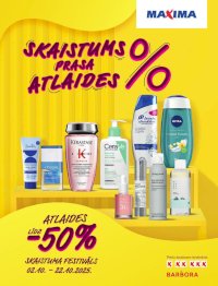 Buklets - MAXIMA - Skaistuma Festivāls (02.10.2025 - 22.10.2025)