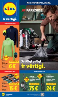 Buklets - LIDL - Nepārtikas preču piedāvājums (23.02.2026 - 01.03.2026)