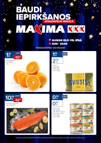 Buklets - MAXIMA - Atjaunotajā veikalā, Rīga, Slokas iela 115 (04.12.2025 - 07.12.2025)
