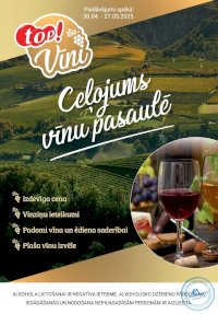 Buklets - TOP! - Vīnu dienas (30.04.2025 - 27.05.2025)