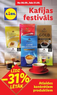 Buklets - LIDL - Kafijas festivāls (08.09.2025 - 21.09.2025)