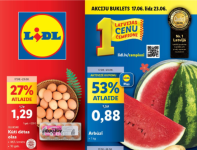 25. nedēļas (2024.06.17-06.23) aktuālākās atlaides tirdzniecības centriem TOP3 (LIDL, MEGO un VESKO)