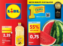 Labāko lielveikalu (LIDL, MAXIMA, MEGO, LABAIS un LaTS) aktuālākās akcijas un piedāvājumi 27. nedēļai (2024.07.01.-07.07.)